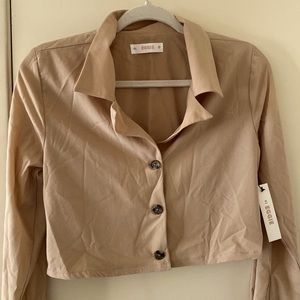 EGGIE CROPPED BLOUSE